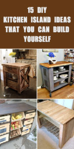 15 DIY Kitchen Island Ideas That You Can Build Yourself