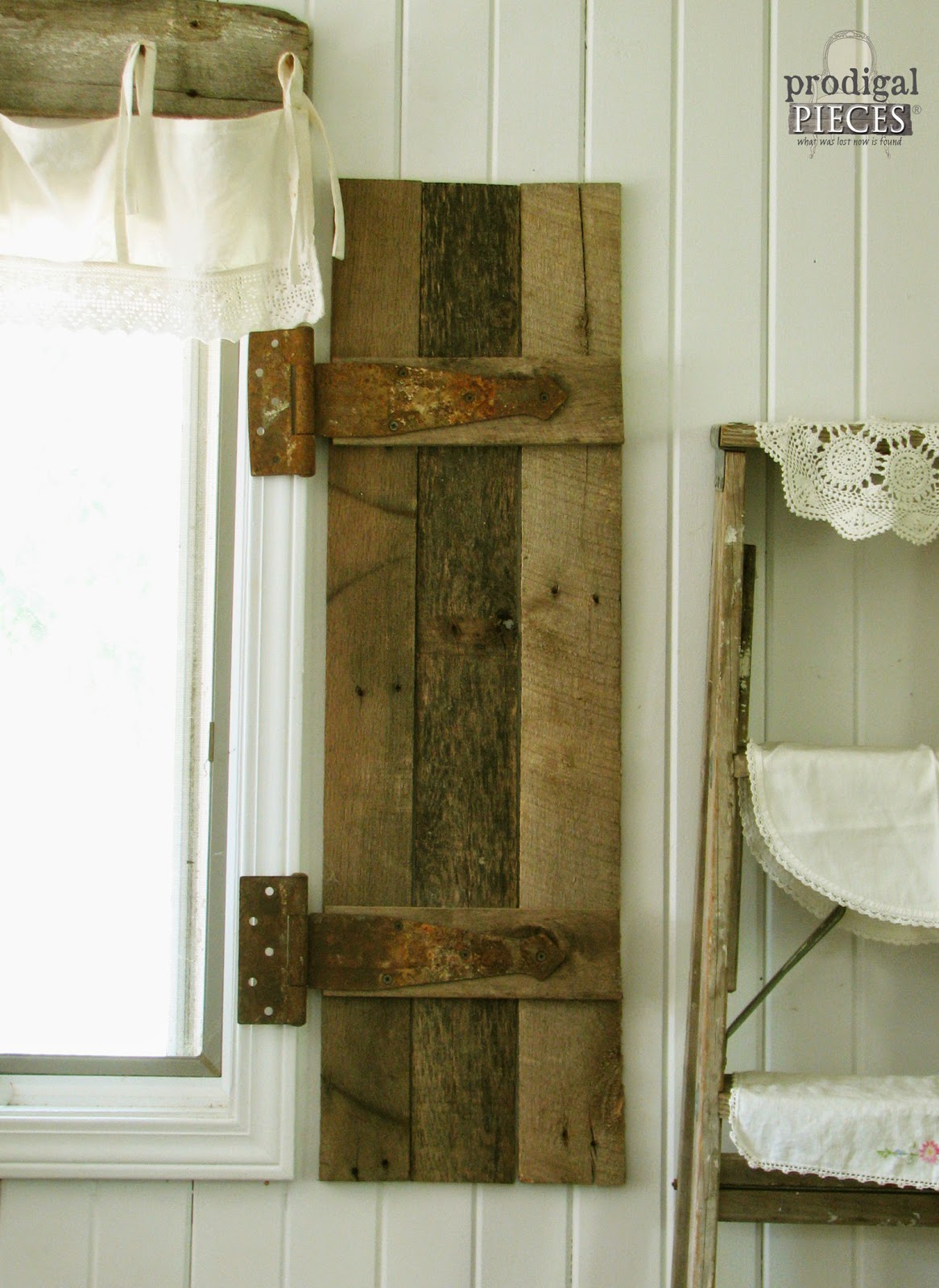 Barn Wood Shutters from Pallets