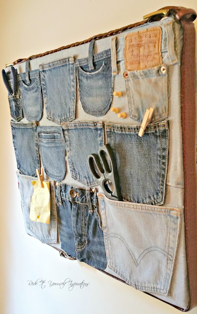 Denim Wall Organizer