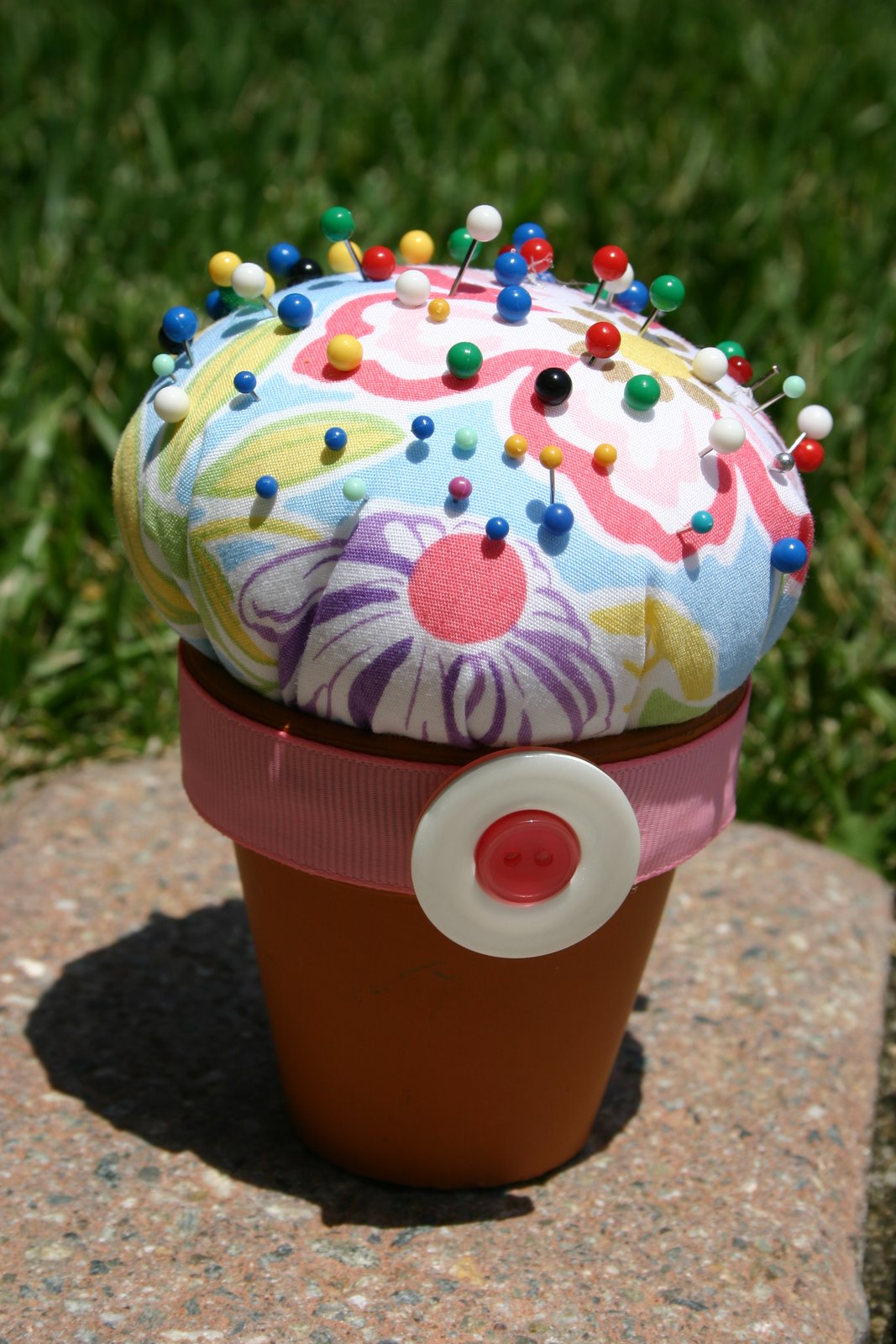 Flower Pot Pincushion