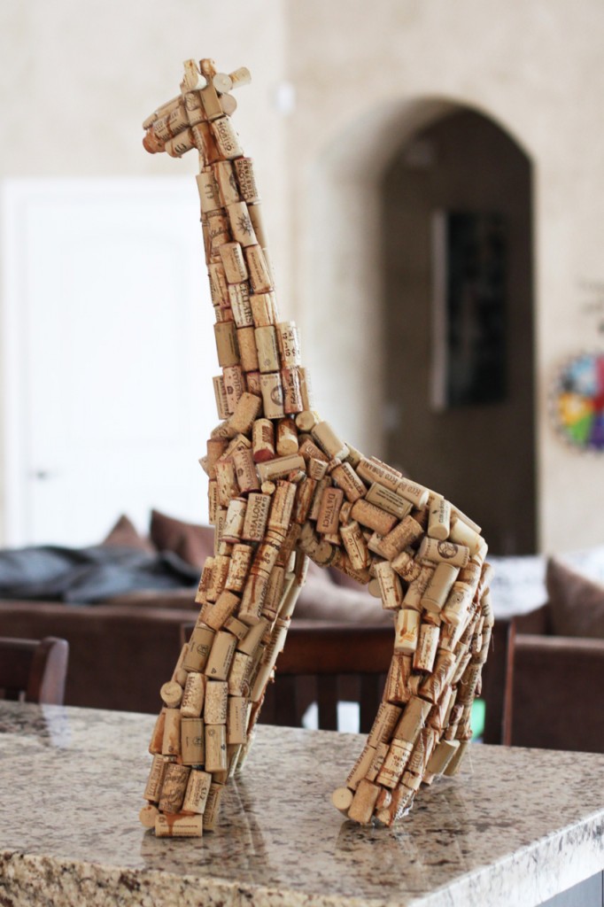 Giraffe Cork Sculpture