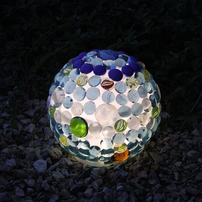 garden diy ball glowing decorations outdoor light inspiring lighting decor spruce backyard beautiful easy