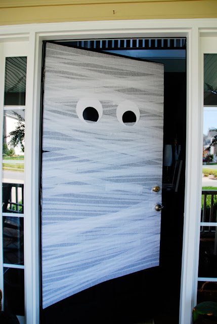 Halloween Front Door Mummy