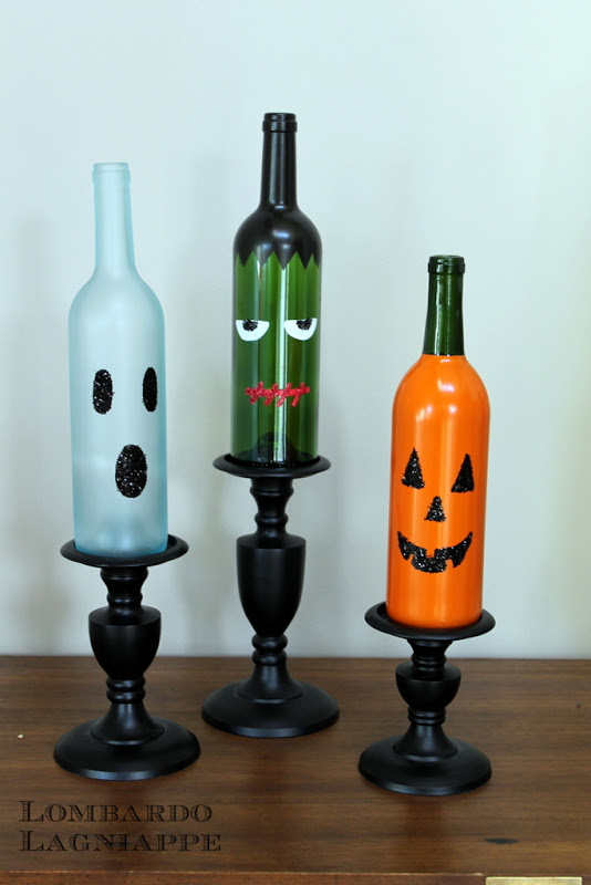 Halloween Wine Bottles