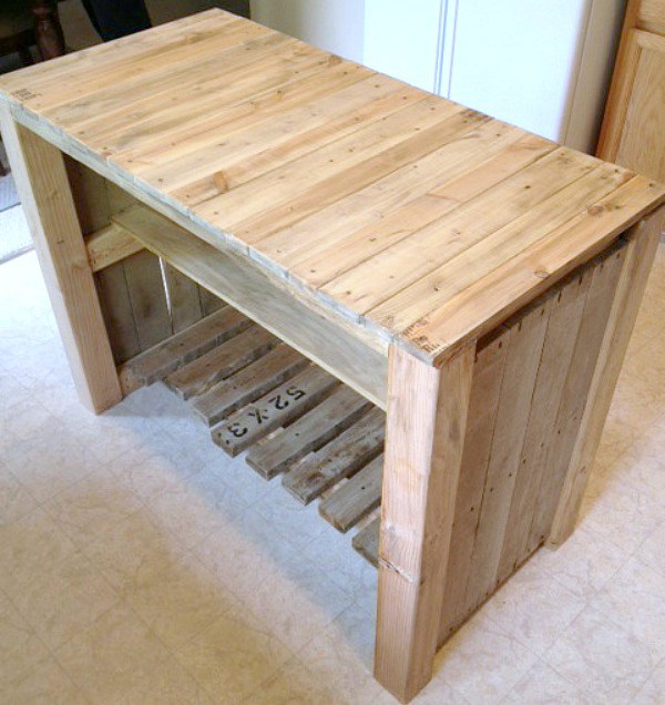 Pallet Kitchen Island