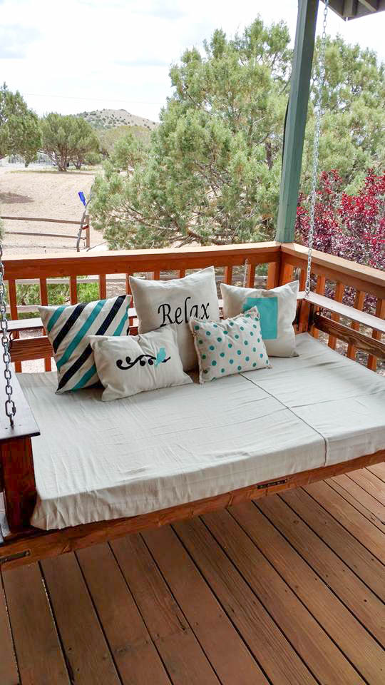 Pallet Swing Bed