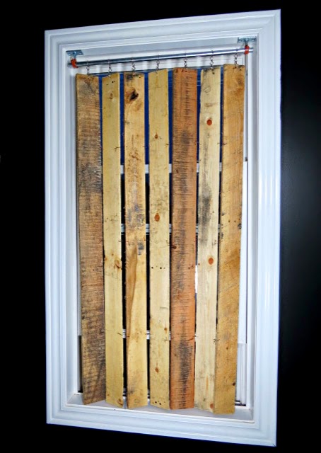 Pallet Wood Vertical Blinds