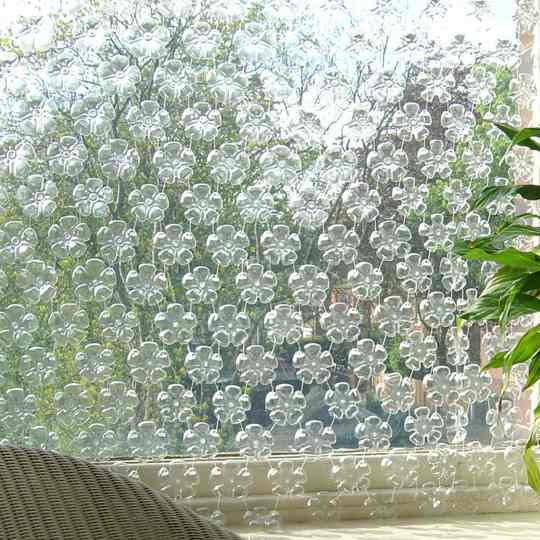 Plastic Bottle Bottom Curtain