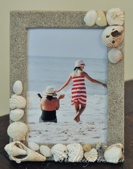 Seashell picture Frame
