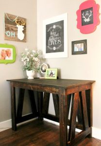 Classic Wooden Desk from 2x4s