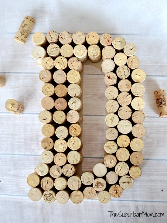 wine cork monogram