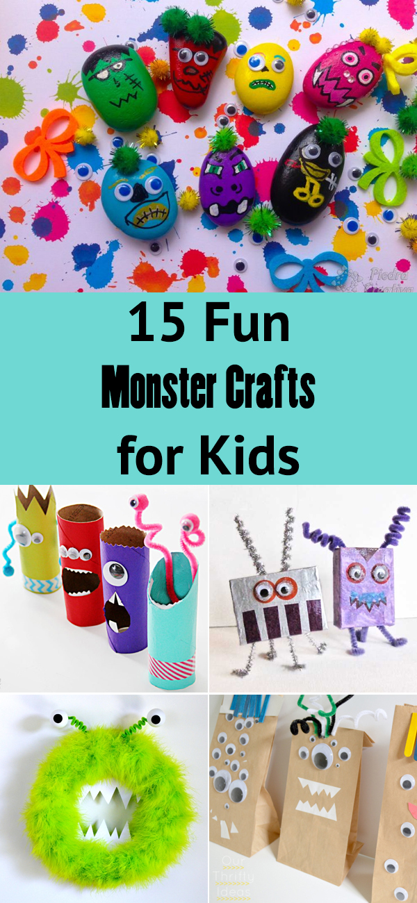 15 Fun Monster Crafts for Kids