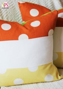 Color Block Candy Corn Pillows