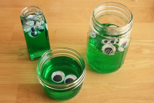 Googley Eyed Green Blobs