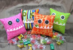 Hungry Little Monsters Pillows