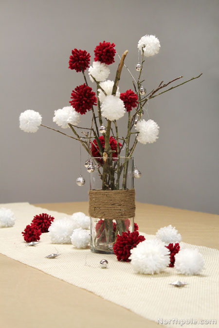 Pompoms Centerpiece