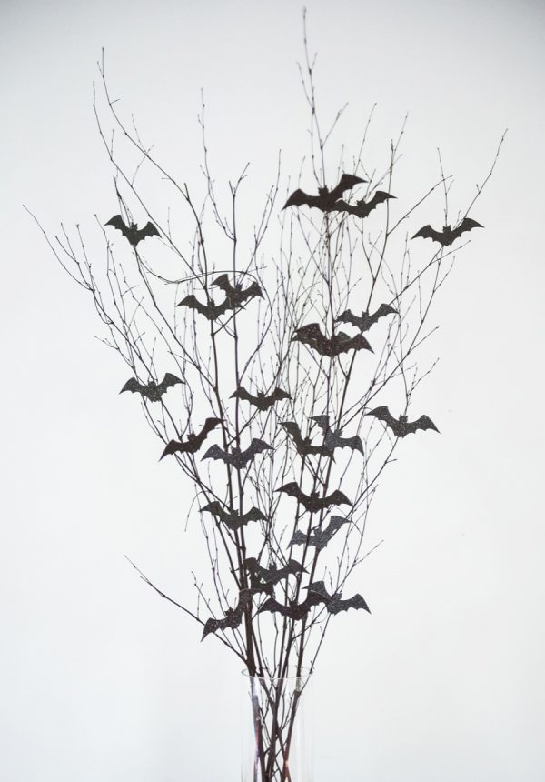 Bat Branch Halloween Centerpiece