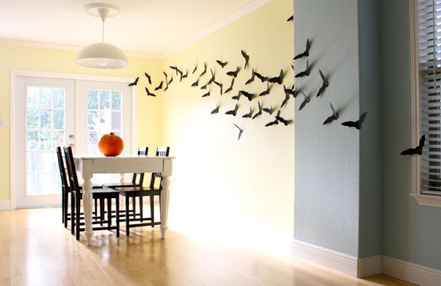 Bats Flying Wall Decor