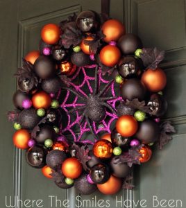 Halloween Ornament Wreath