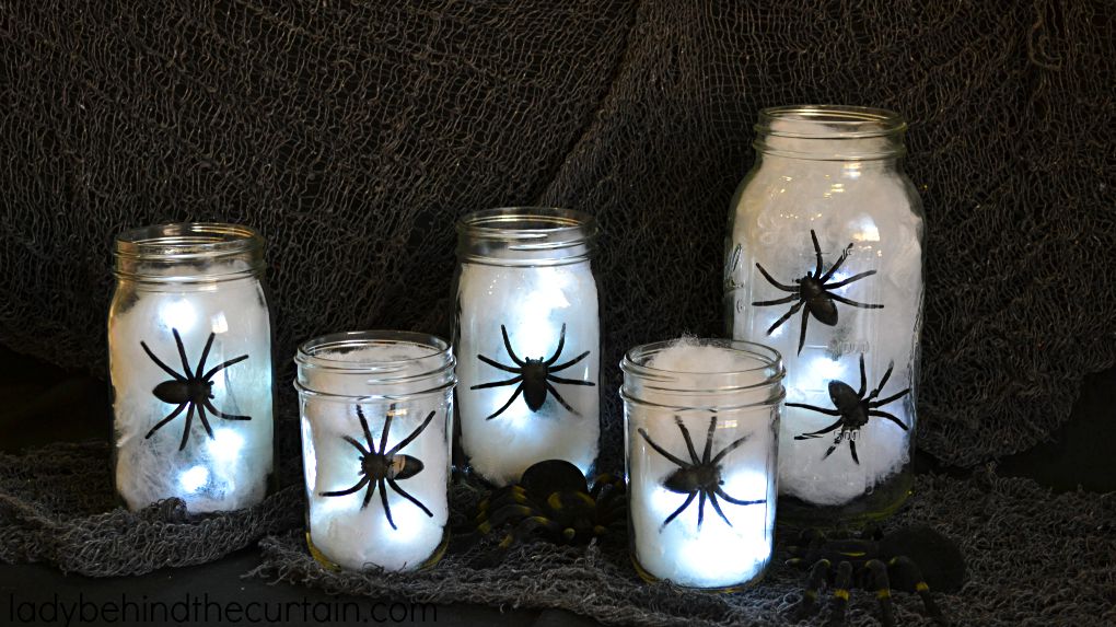 Halloween Spider Light Centerpiece