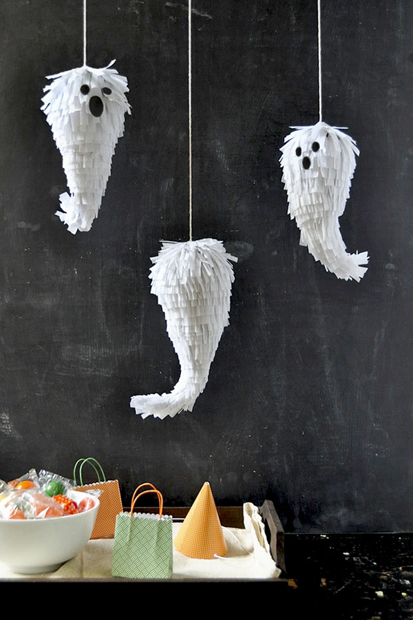 Mini Ghost Pinatas