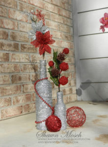 Sparkling Wine Bottle Holiday Vases