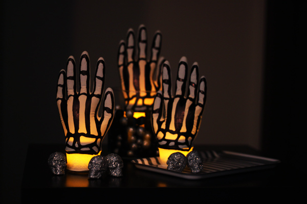 spooky skeleton hands