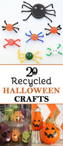 20 Great Halloween Crafts Made From Recycled Materials