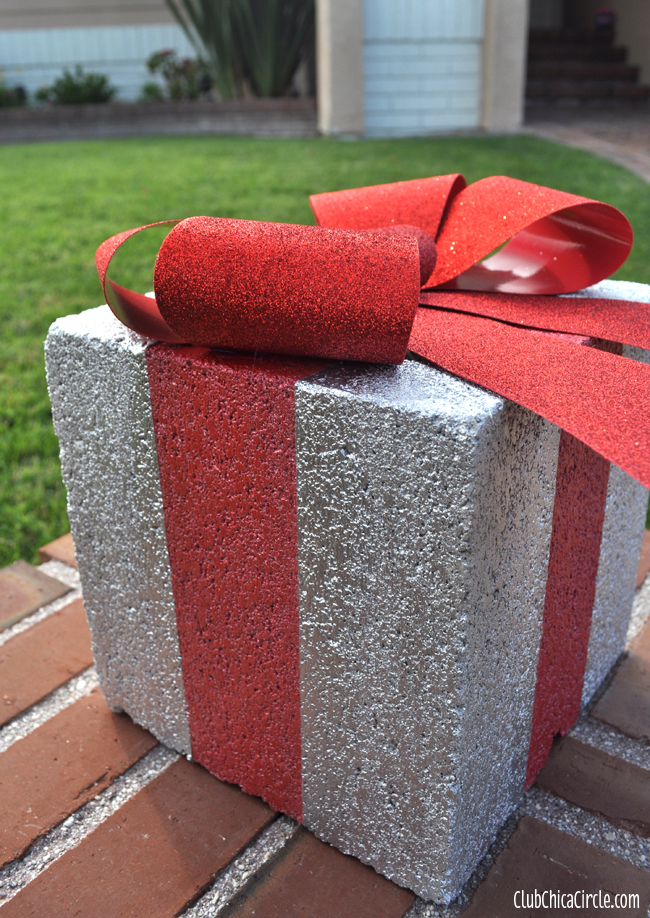 Concrete Holiday Gift Box