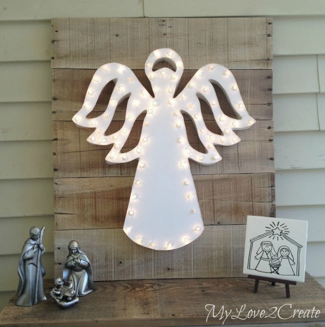 Foam Core and Poster Board Marquee Angel