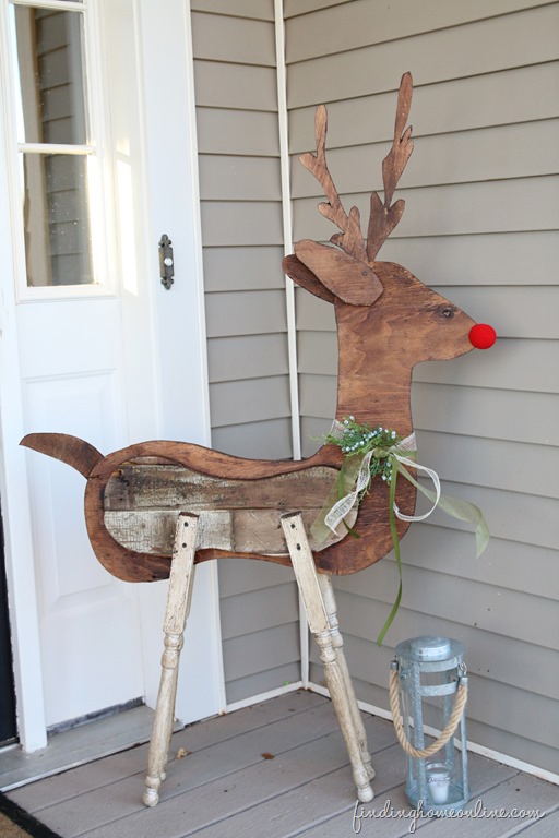 Reclaimed Wood Reindeer