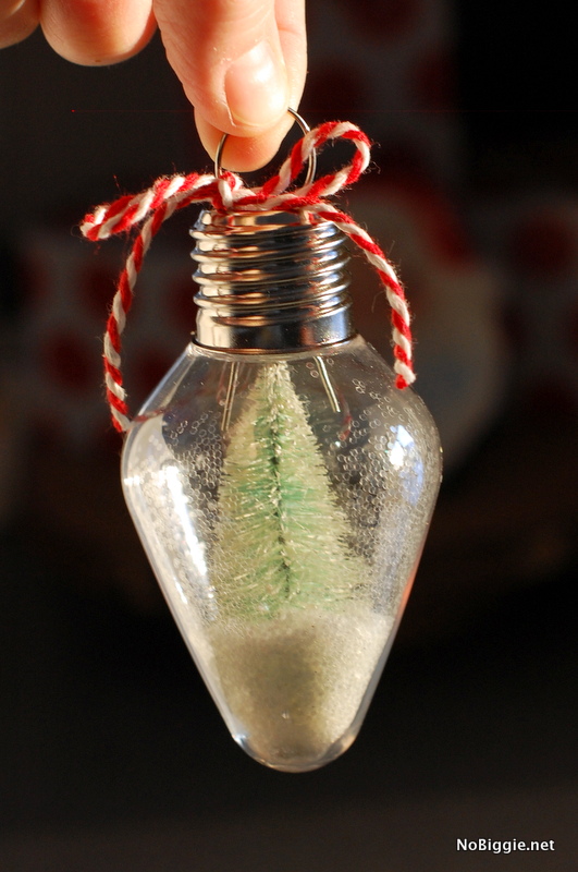 Light Bulb Snow Globe