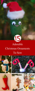 15 Adorable Christmas Ornaments to Sew