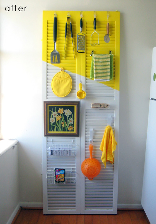 Kitchen Shutter Organizer