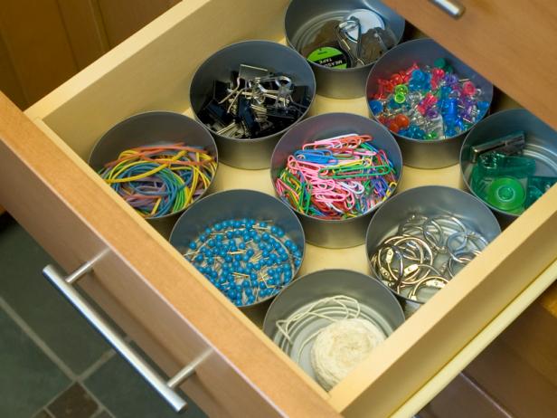 Tuna Can Drawer Organizer