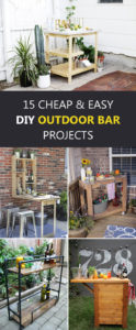 15 Cheap and Easy DIY Outdoor Bar Projects