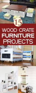 15 DIY Wood Crate Furniture Projects
