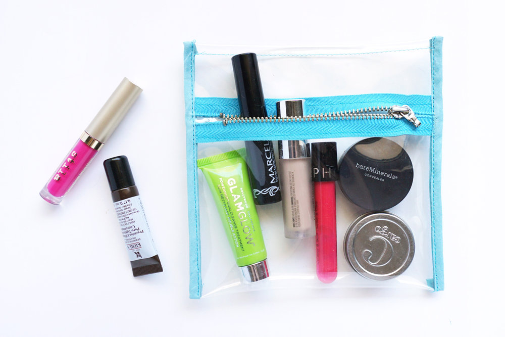 Clear Vinyl Zippered Pouch