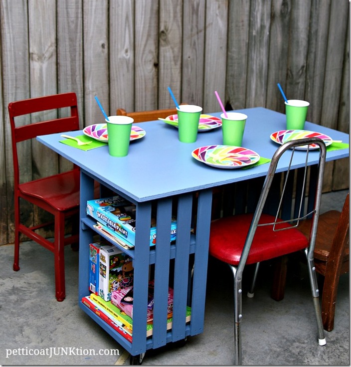 Kids Crate Table Workstation