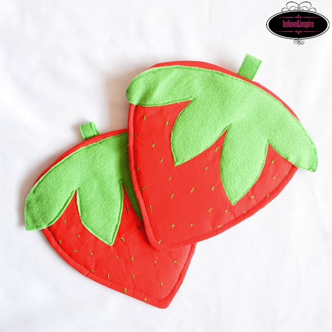 Strawberry Pot Holders