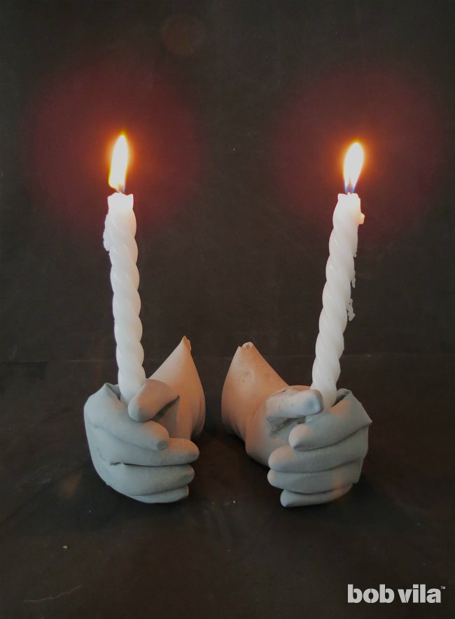 Graveyard-Inspired Candle Holders 