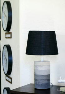 Ombre Concrete Lamp