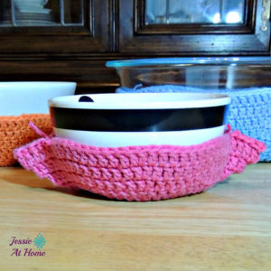 One Hour Crochet Bowl Cozy