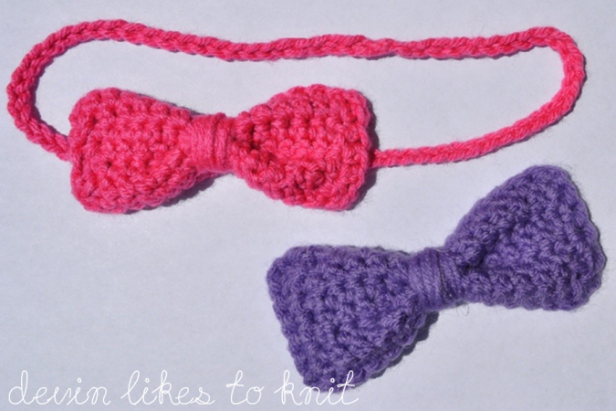 Simple Crochet Bow