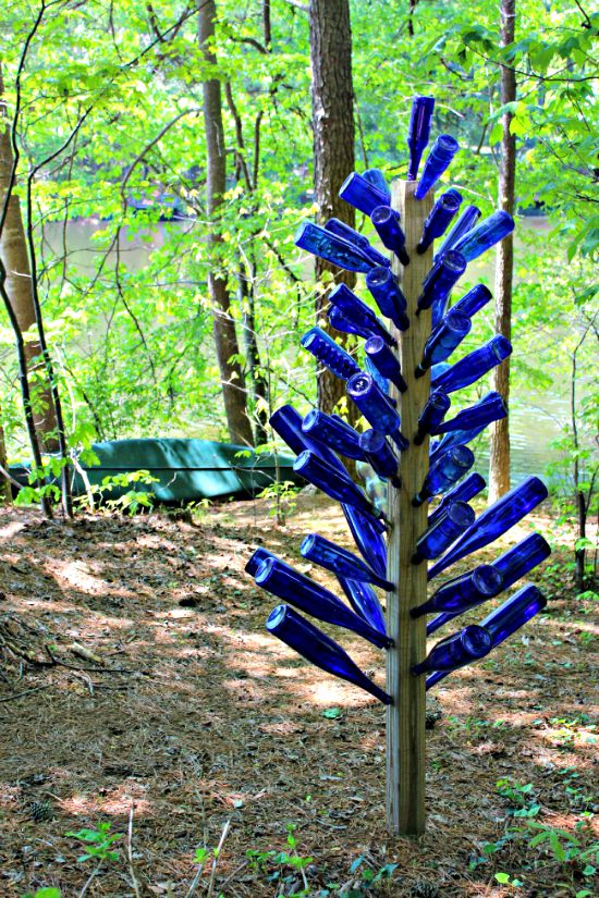 Bottle Tree Yard Art