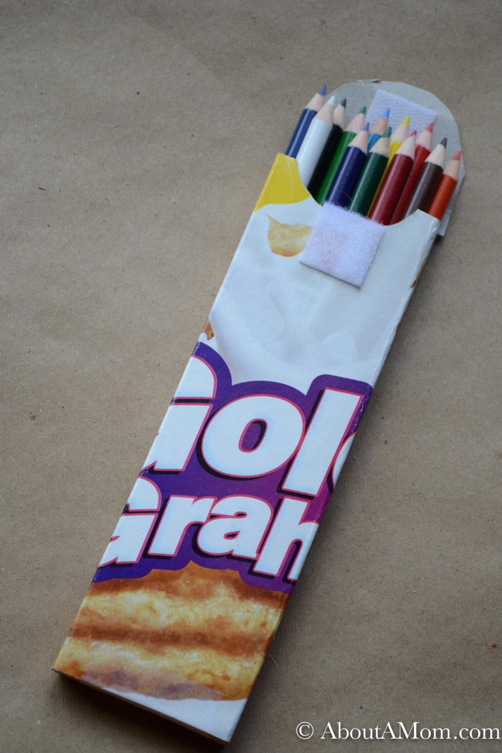 Cereal Box Pencil Case