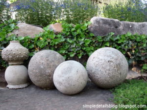 Concrete Garden Spheres