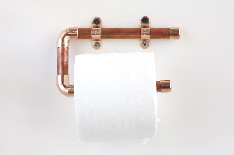 Copper Toilet Paper Holder