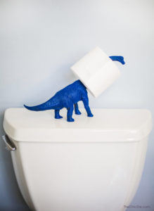 Dinosaur Toilet Paper Holder