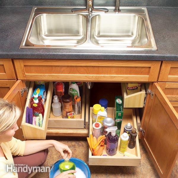 Kitchen Sink Storage Trays